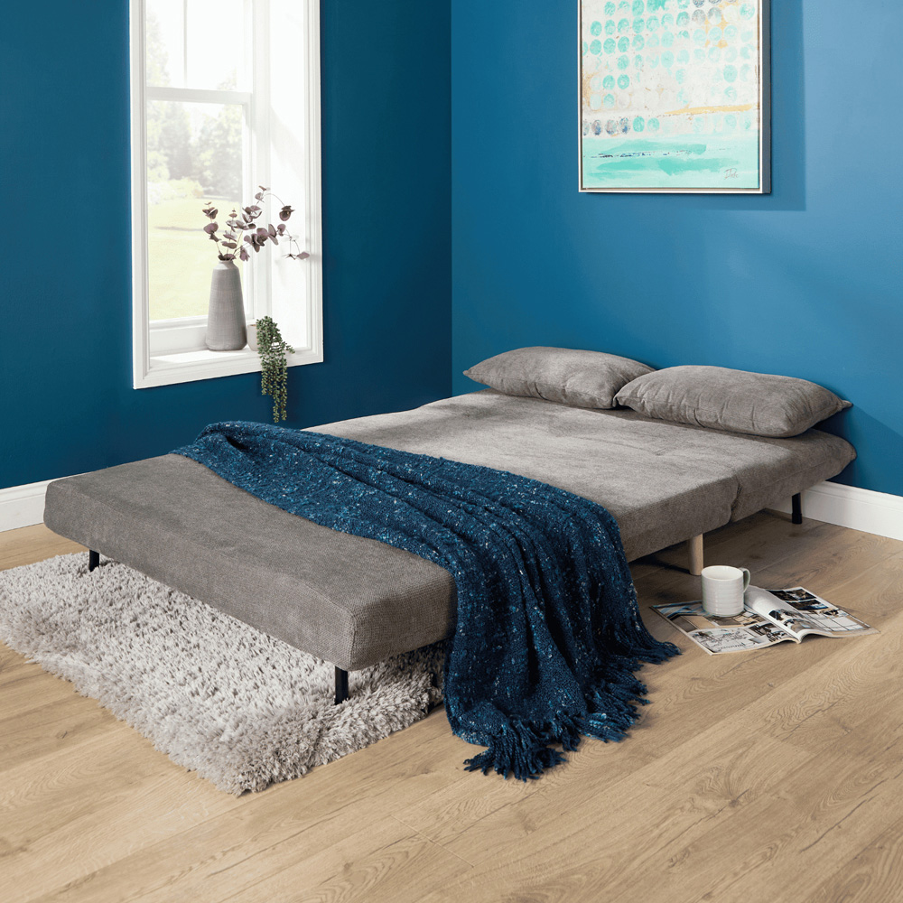 Home Source Lorena Double Grey Sofa Bed Image 6