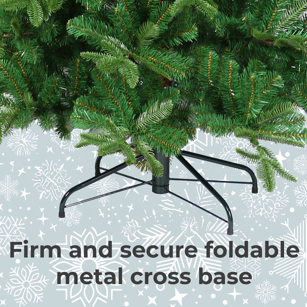 Neo Green PE Branch Tips Artificial Christmas Tree 7ft Image 6