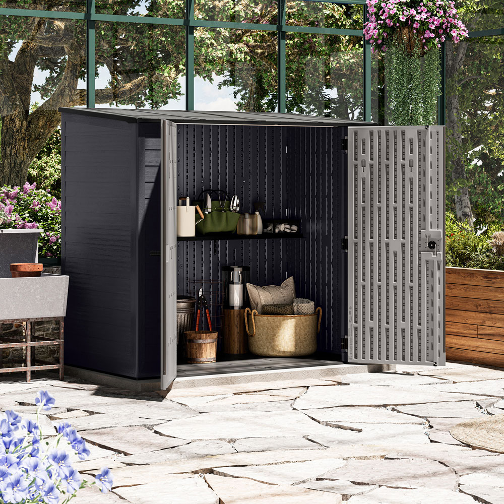 Suncast Columbia 7 x 4ft Pent Storage Shed Image 3