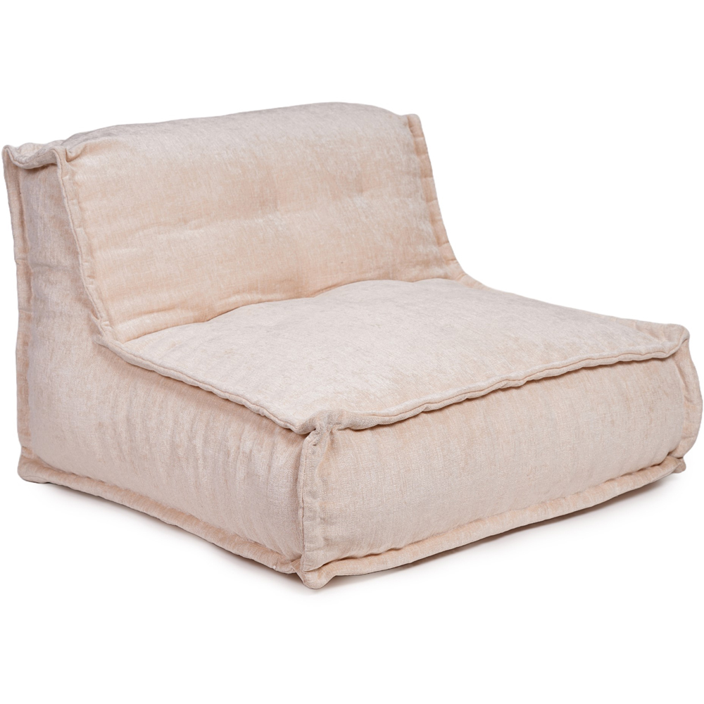 Kaikoo Cream Hand Quilt Lounger Image 3