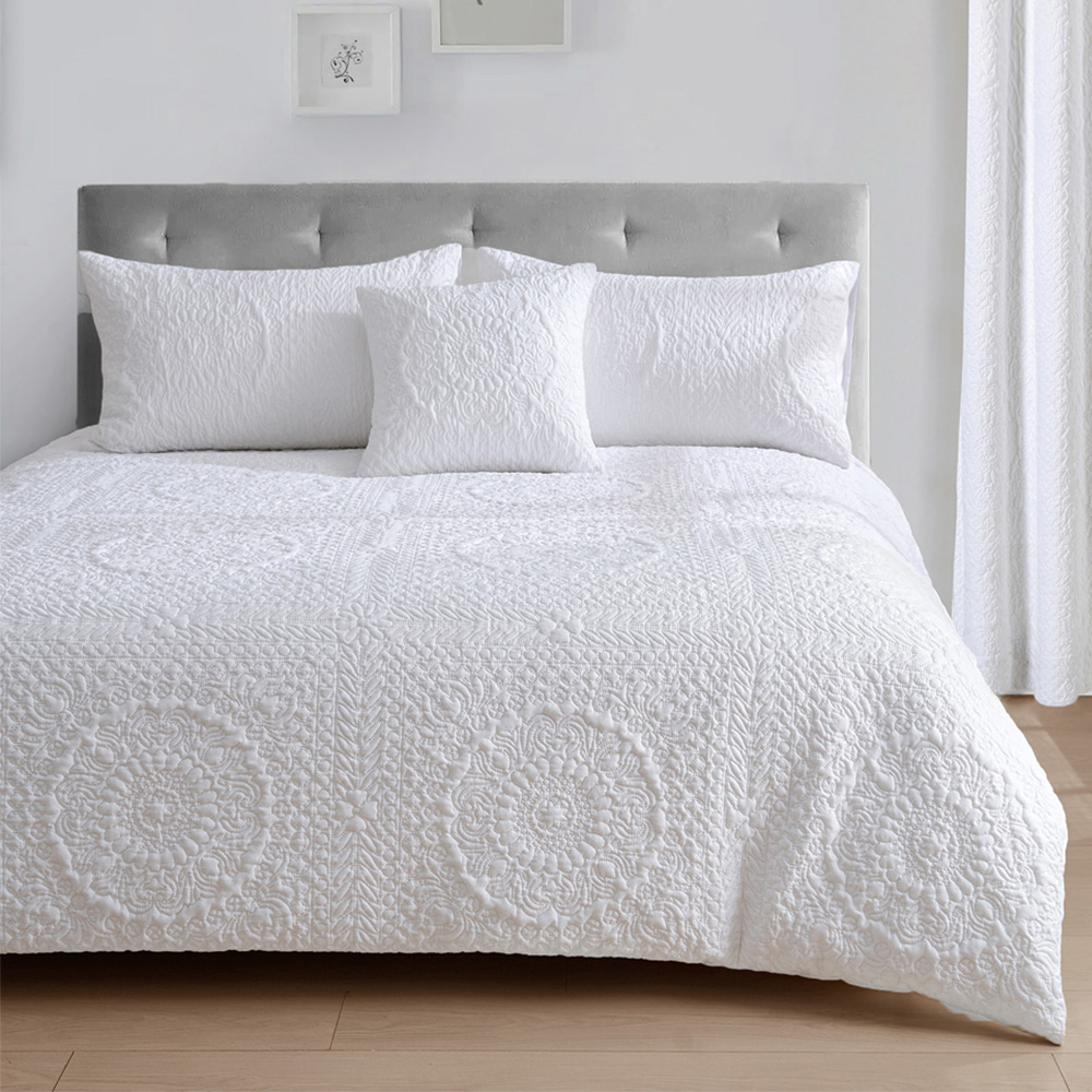 Velosso Winchester Double White Duvet Set Image 1