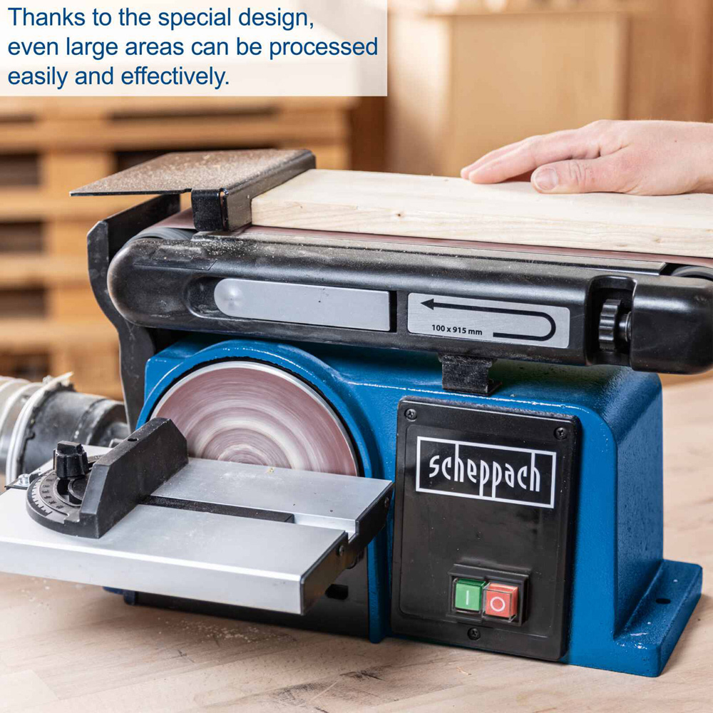 Scheppach BTS800 Belt and Disc Sander 370W Image 9