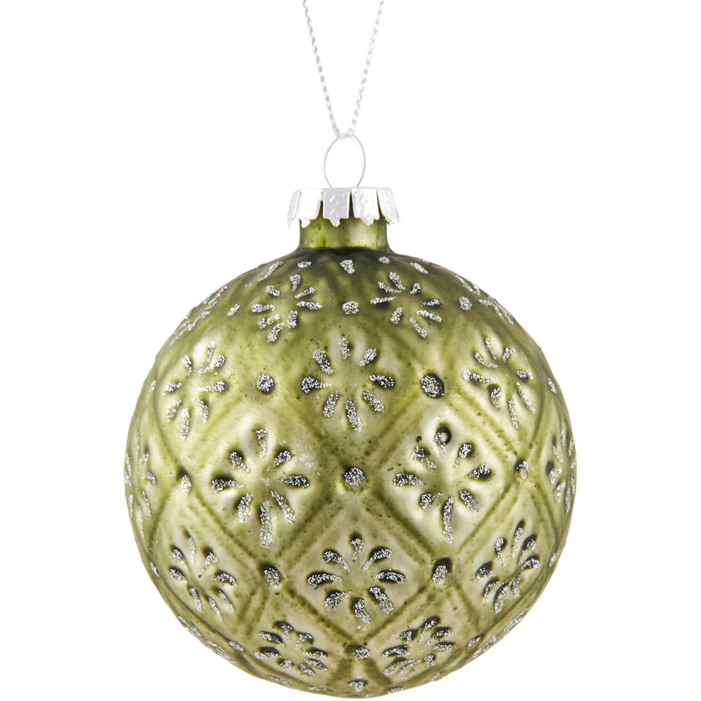 Frosted Bauble Green - Green Image 3