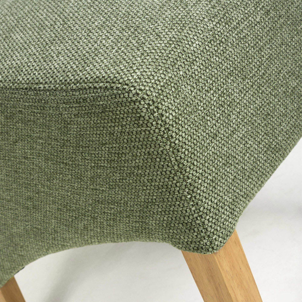 Shankar Krista Set of 2 Green Weave Dining Chair Image 7