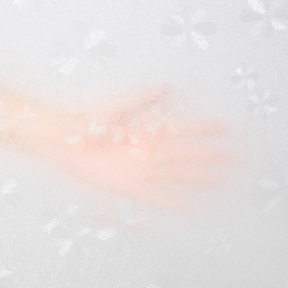 Living and Home Floral 3D PVC Self Adhesive Privacy Glass Window Film 200 x 61cm Image 7