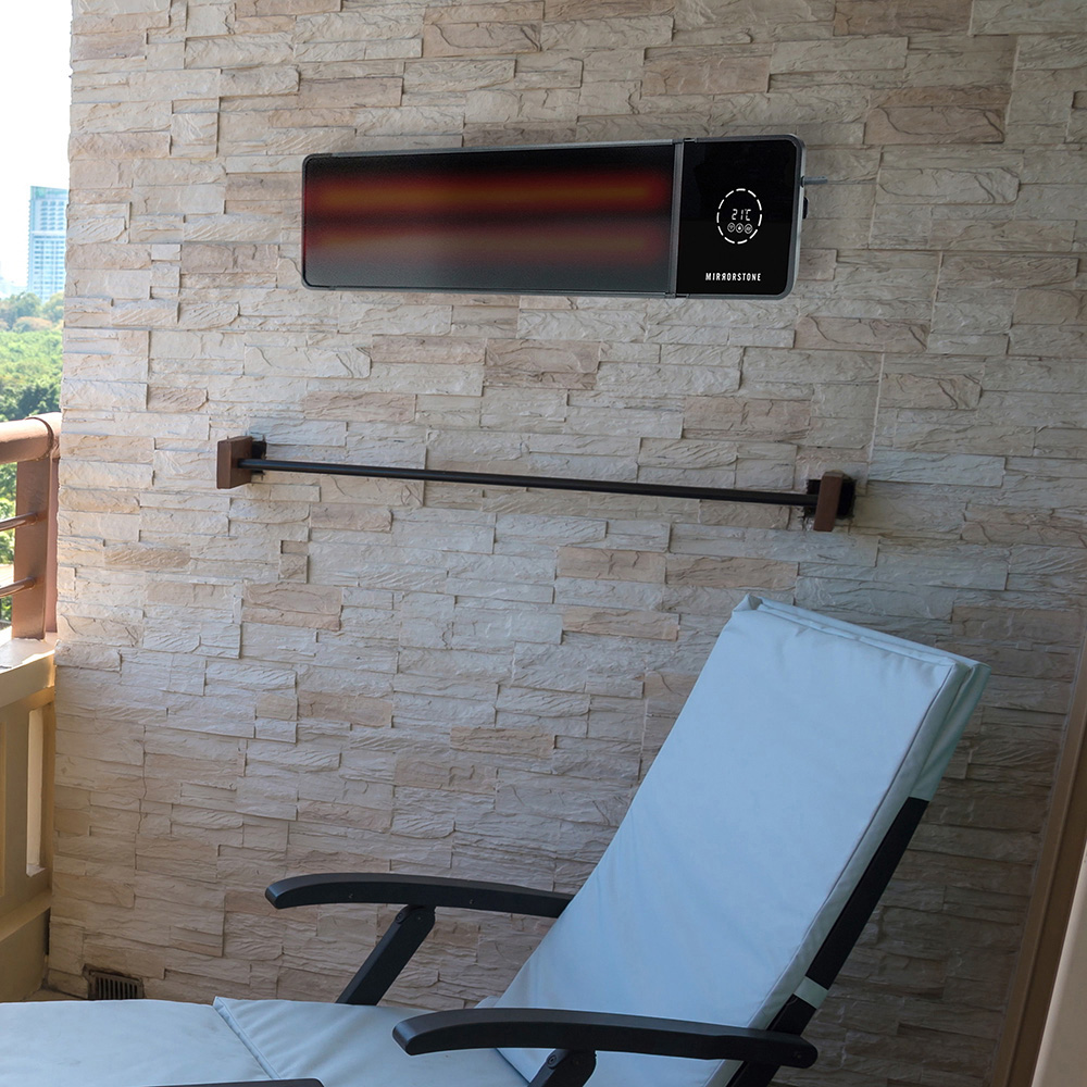 Mirrorstone Theia Remote Controllable WiFi Infrared Bar Heater 2400W Image 2