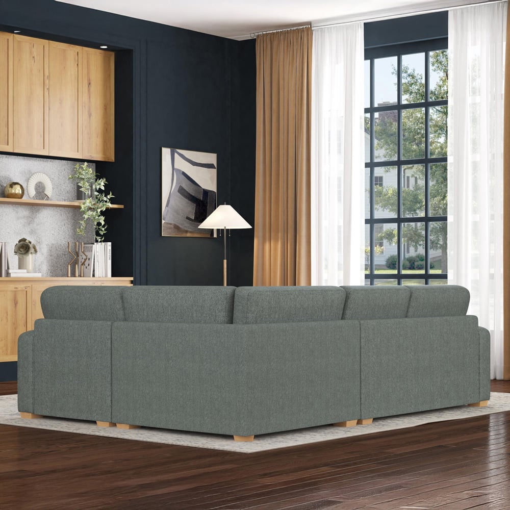 Theadford 3 Seater Venice Granite Fixed Back Right Hand Corner Sofa Image 5