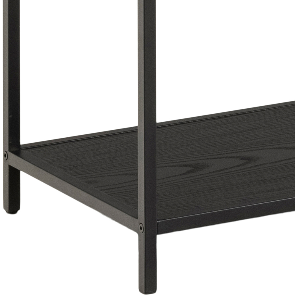 Florence Seaford 4 Shelf Black Bookcase Image 8