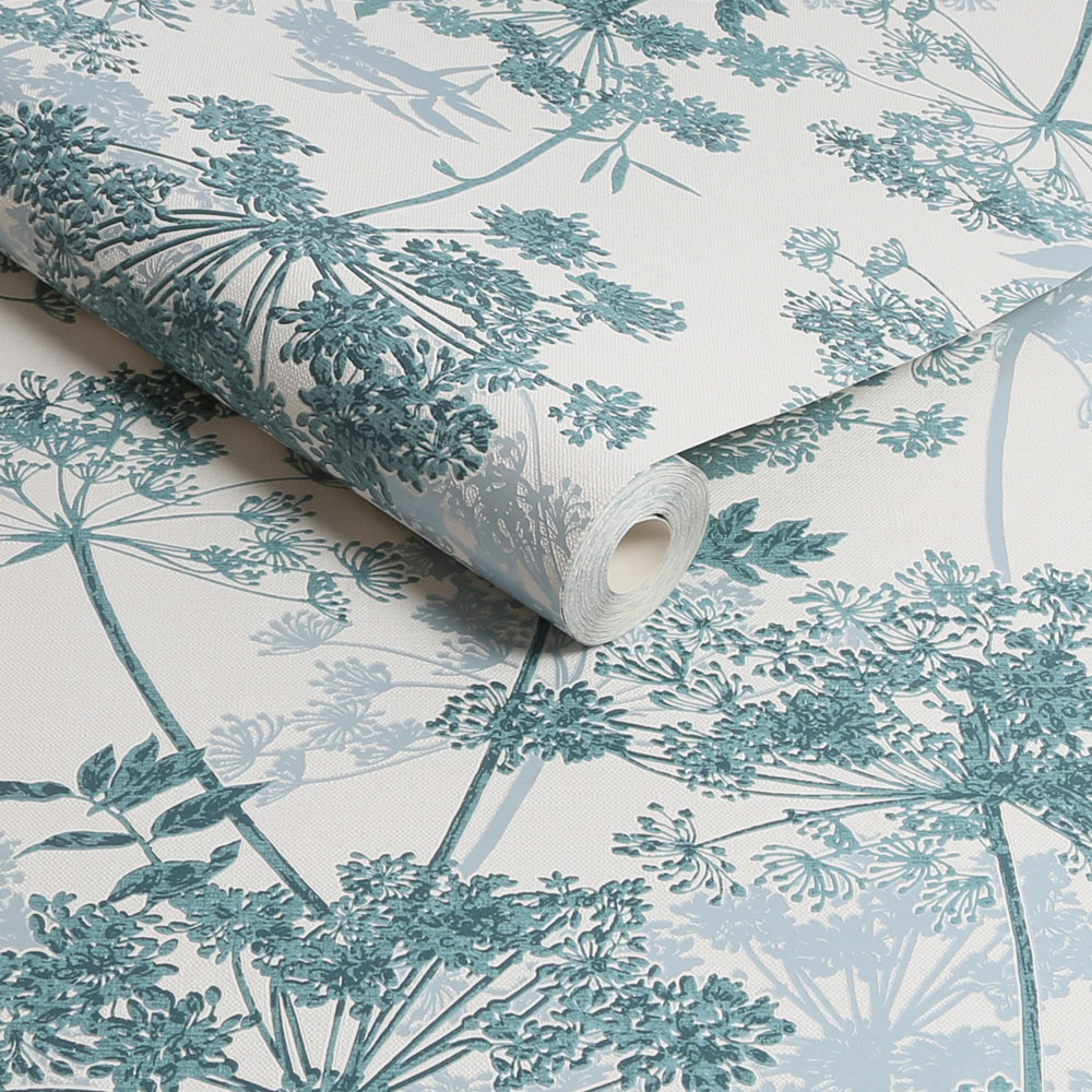 Superfresco Colours Meadow Teal Wallpaper Image 2