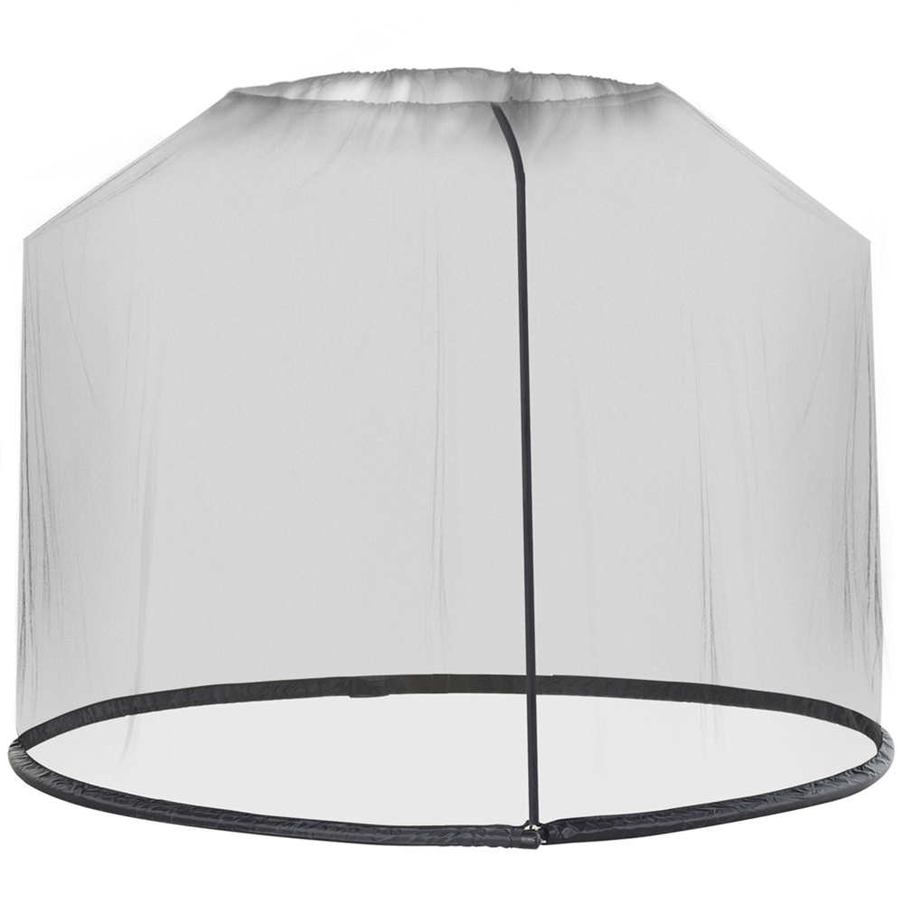 Outsunny Umbrella Table Insect Net Screen with Zipped Door 2.3m Image 1