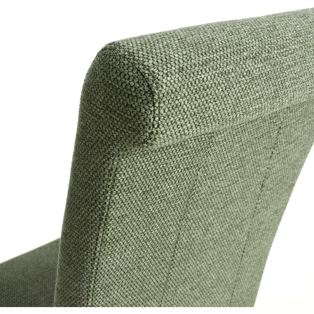 Shankar Krista Set of 2 Green Weave Dining Chair Image 6