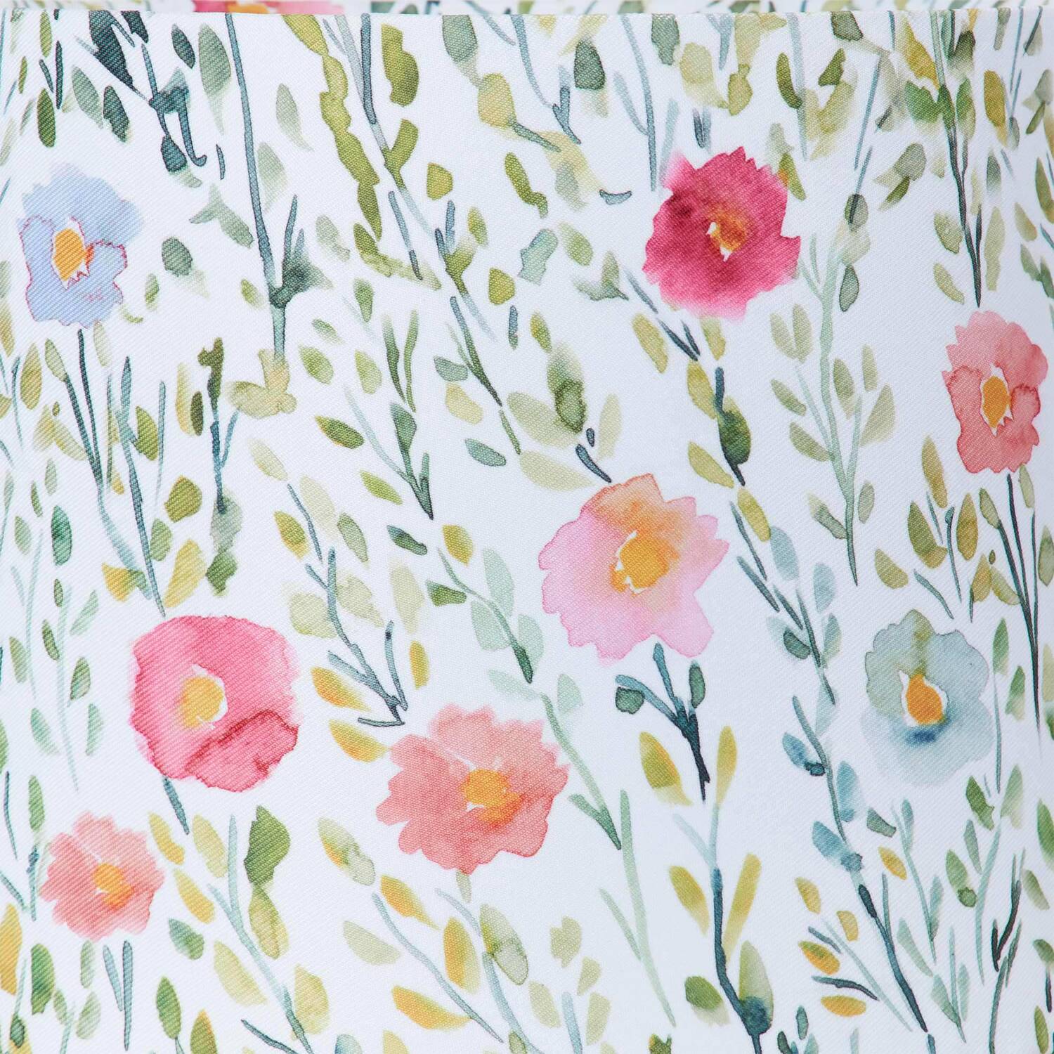 Pastel Floral Tapered Shade - White Image 4