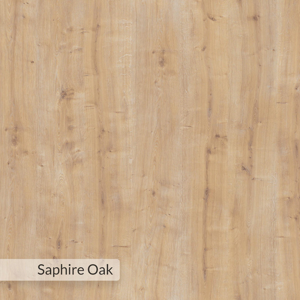 Decortie Novo Single Shelf Sapphire Oak Coat Hanger with Seven Hooks Image 5