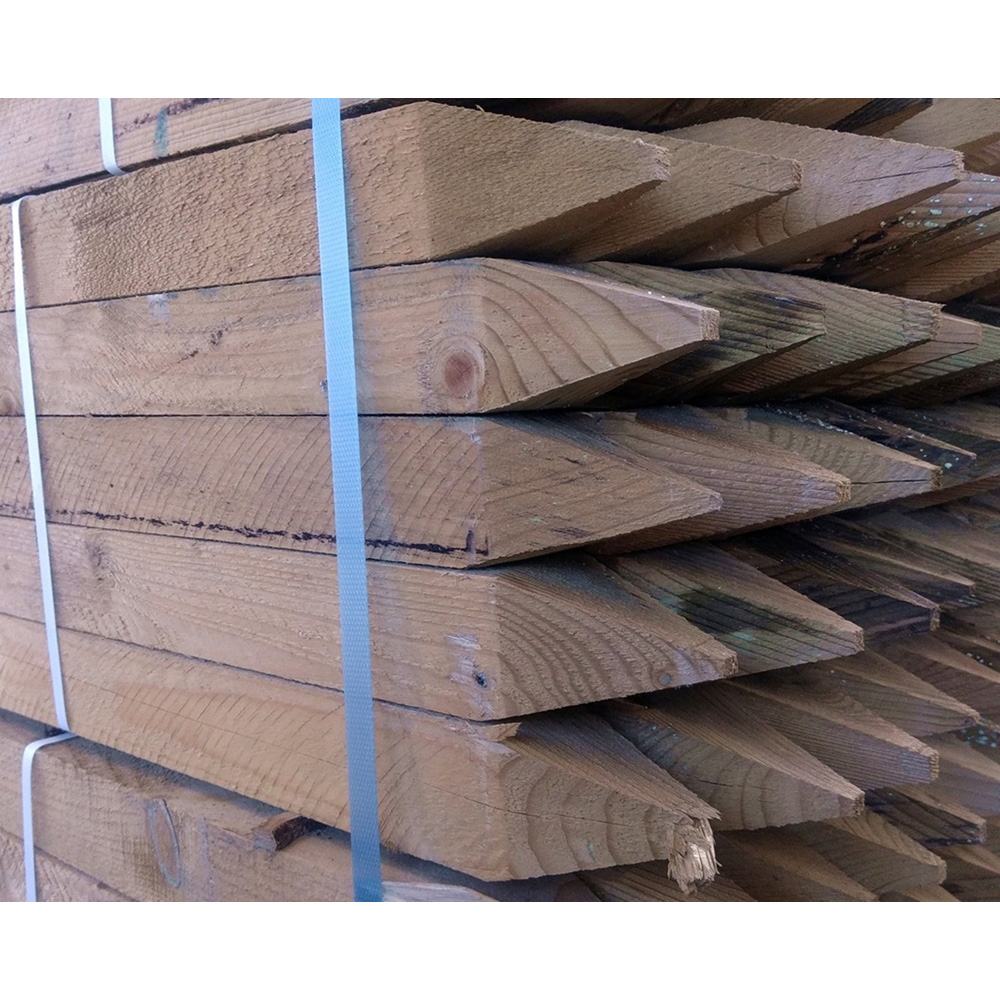 Inspirational Gifting Square Pointed Wooden Tree Stake 1.2m x 45mm 20 Pack Image 2