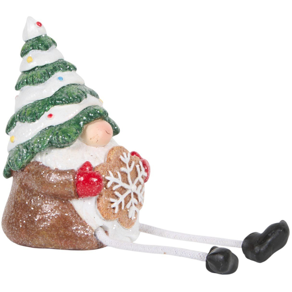 Glitter Gingerbread Gonk Shelf Sitter Image 3