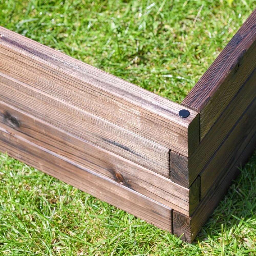 Garden Gear Wooden Large Raised Garden Bed 2 Pack Image 3