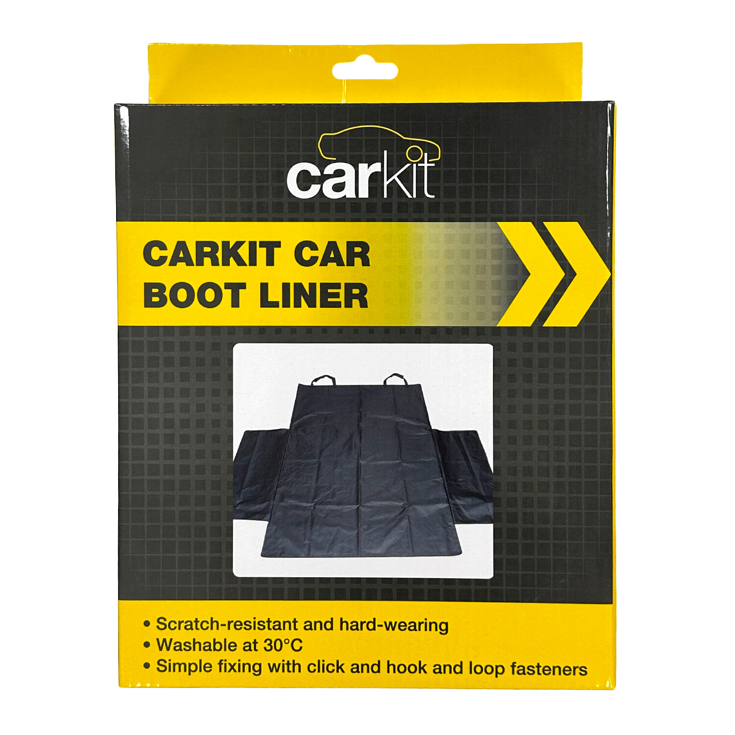Carkit Universal Car Boot Liner - Black Image 1