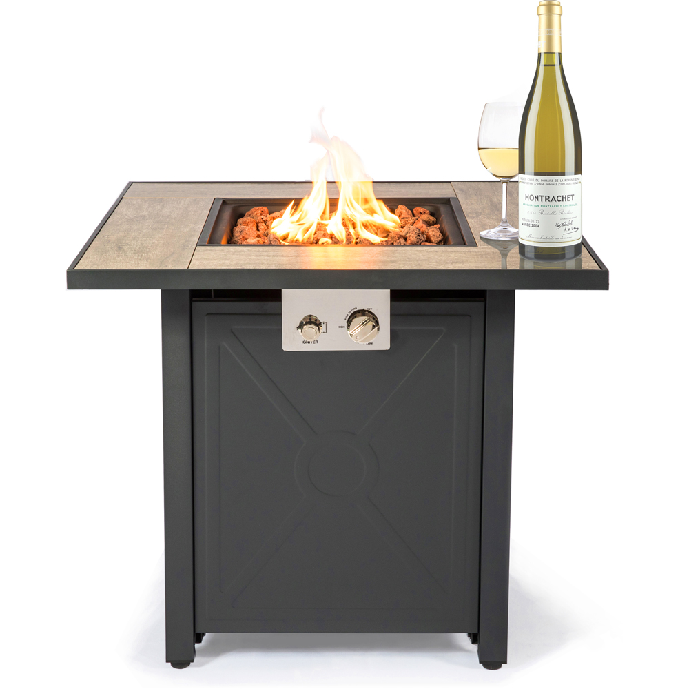 MDA Designs Kamar Propane Outdoor Firepit Image 3