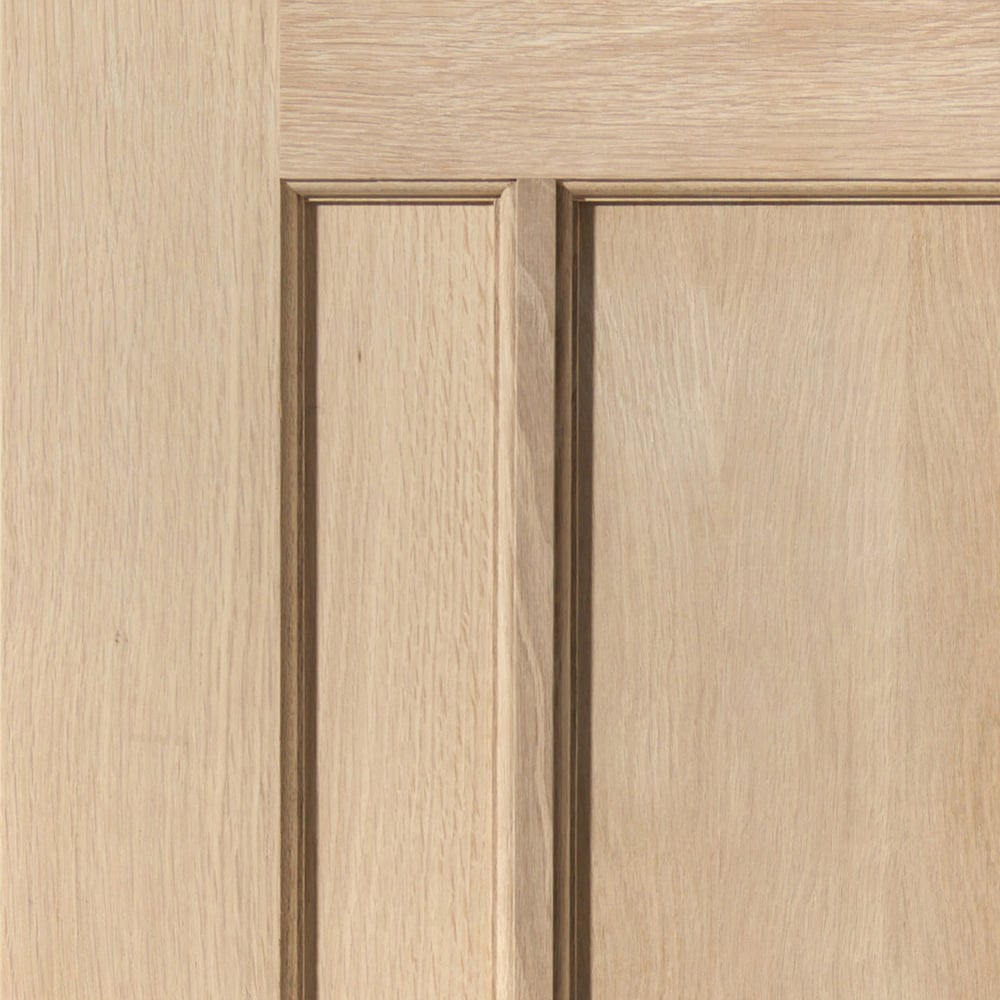 JB Kind Eden Oak Veneered FD30 Unfinished Internal Door 2040 x 726mm Image 3