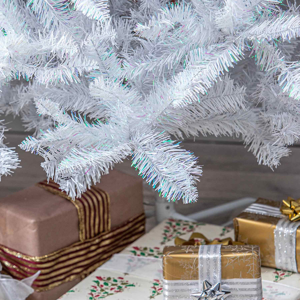 The Christmas Centre Hatfield White PVC Artificial Xmas Tree 7ft Image 8