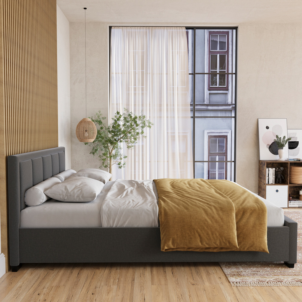 Vida Designs Vanita King Size Dark Grey Bed Frame Image 5