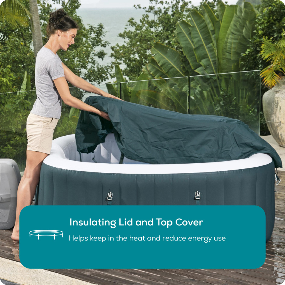 Lay-Z-Spa Ibiza 6 Person AirJet Hot Tub 66 x 180cm Image 4