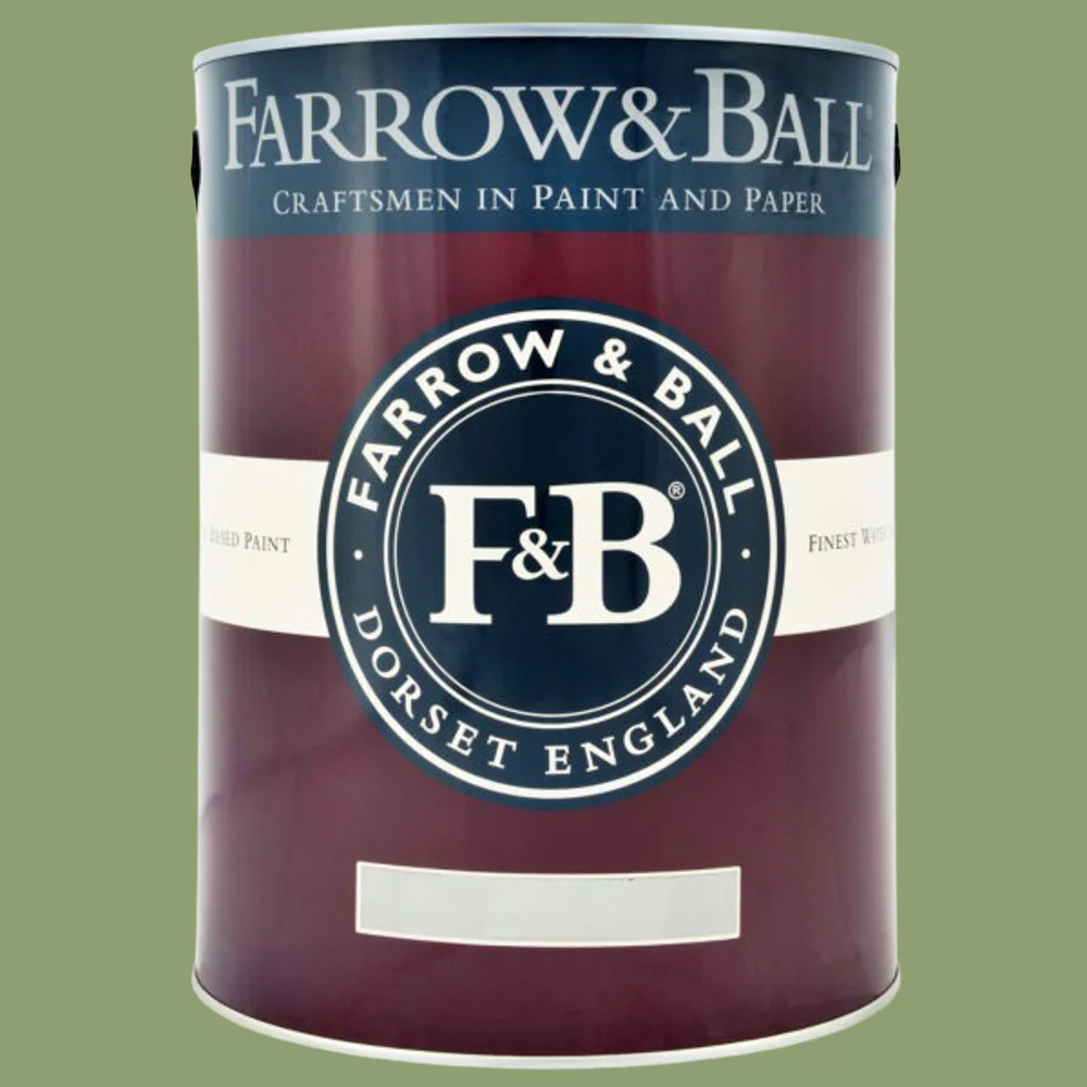 Farrow & Ball Estate Eggshell Yeabridge Green Satin Paint 5L Image 2