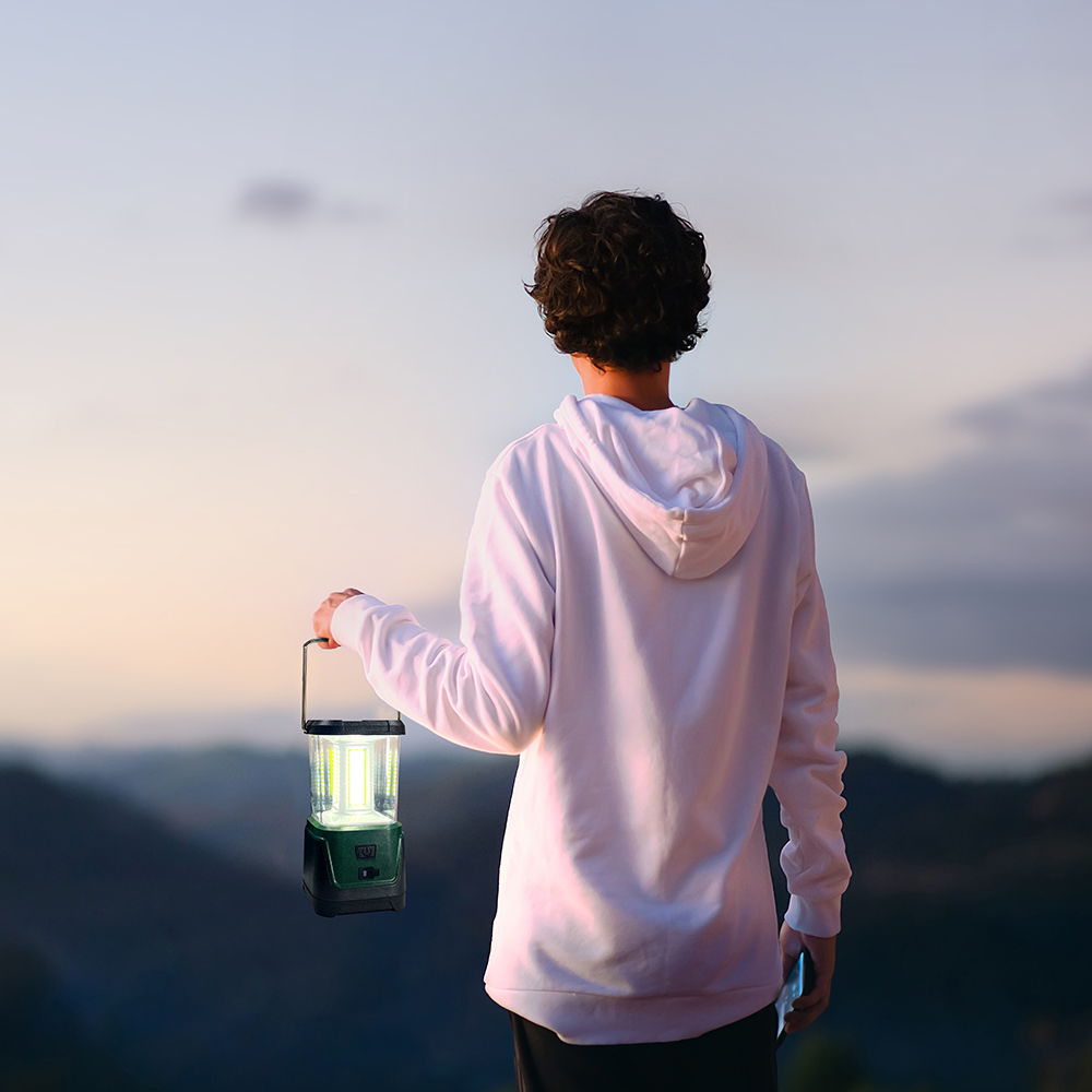 Rechargeable Camping Lantern - Green Image 5