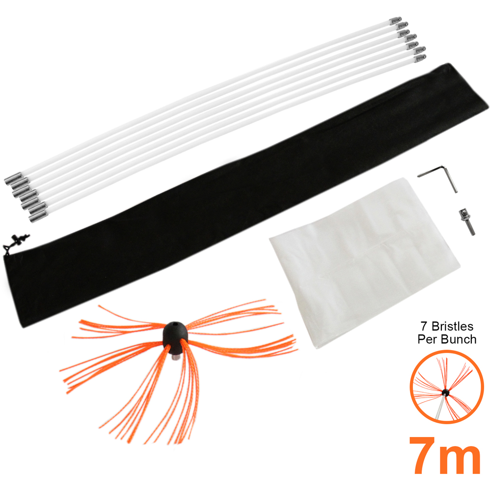 MonsterShop Maxblast Powered Chimney Sweeper Kit 7m Image 5