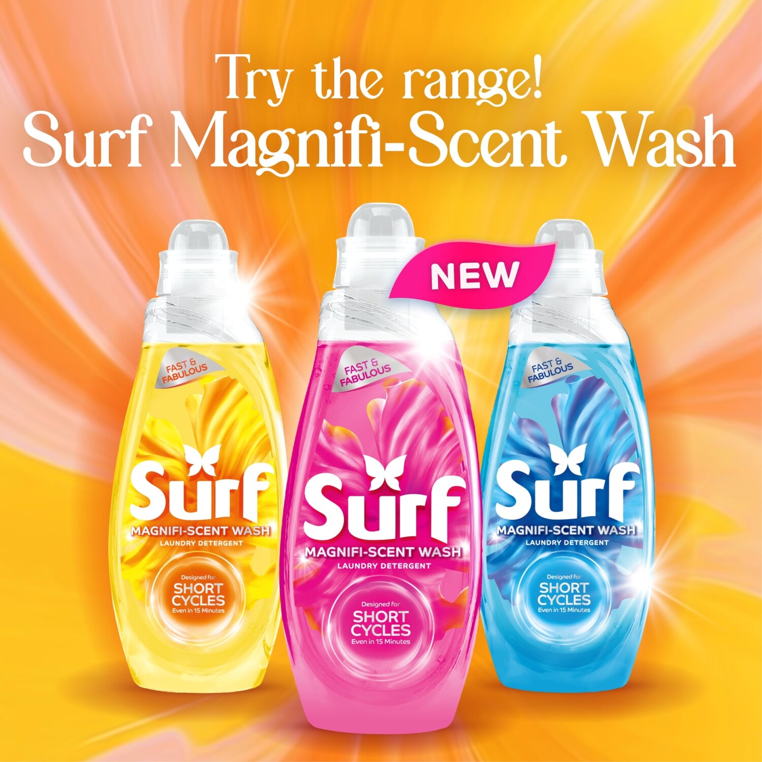 Surf Magnifi-Scent Wash Laundry Detergent Sunshine Blossom Image 3