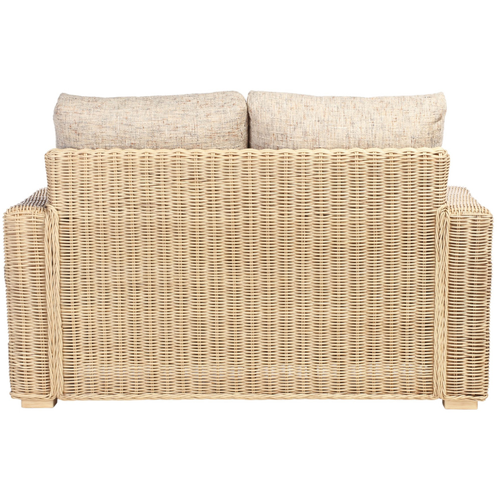 Desser Furniture Burford 2 Seater Natural Rattan and Farrow Sofa Image 4