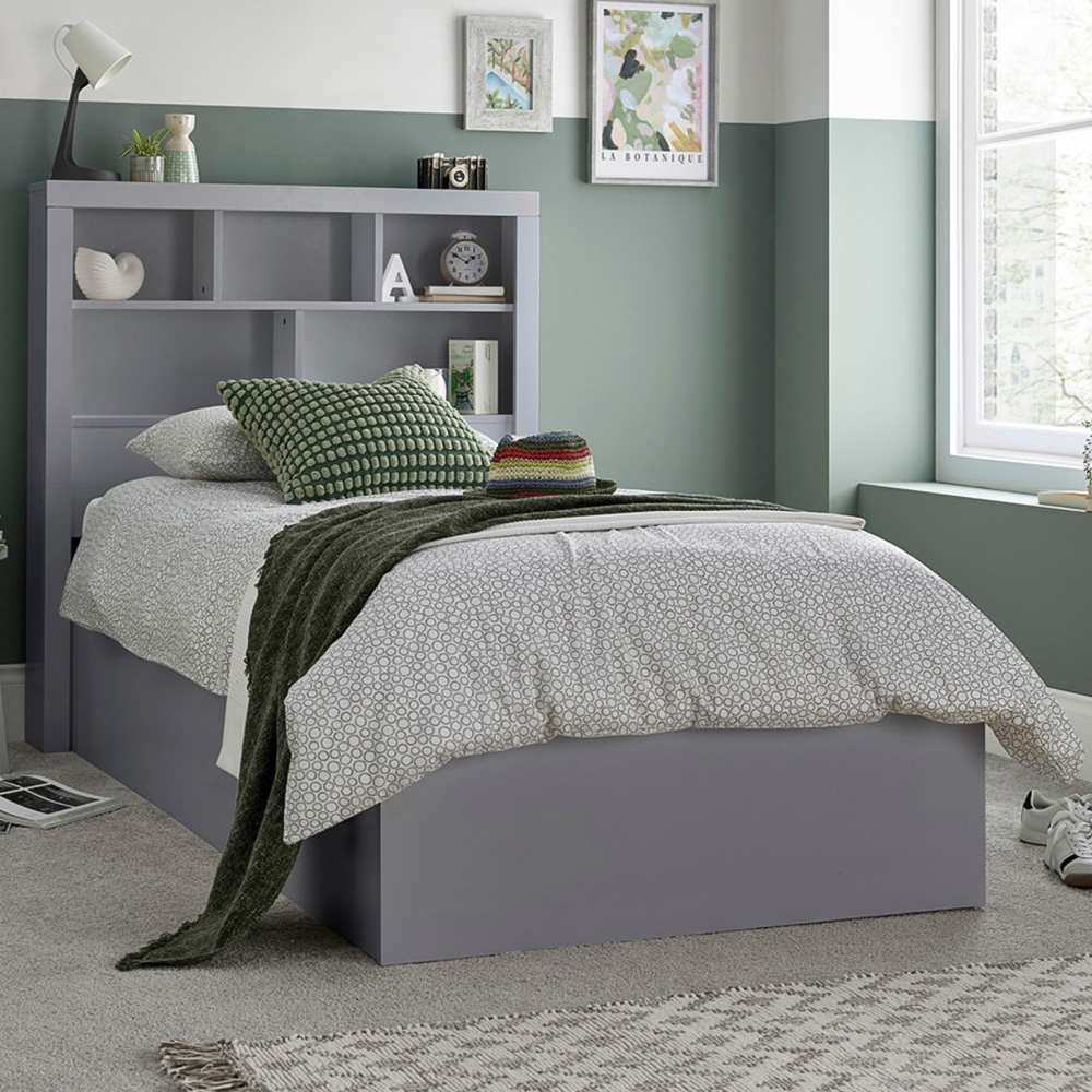 Bedmaster Oscar Grey Wooden Ottoman Bed Image 1