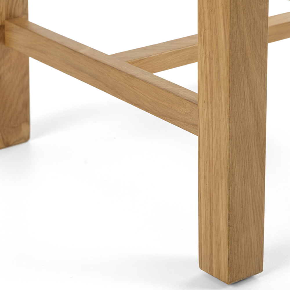 Julian Bowen Astoria 6 Seater Extending Dining Set Waxed Oak Image 8