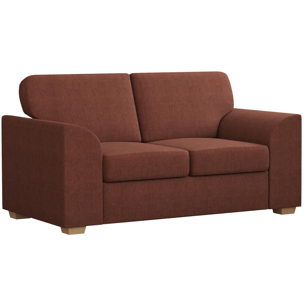 Modo 5 Seater Brick Venice Fixed Back Sofa Set Image 3