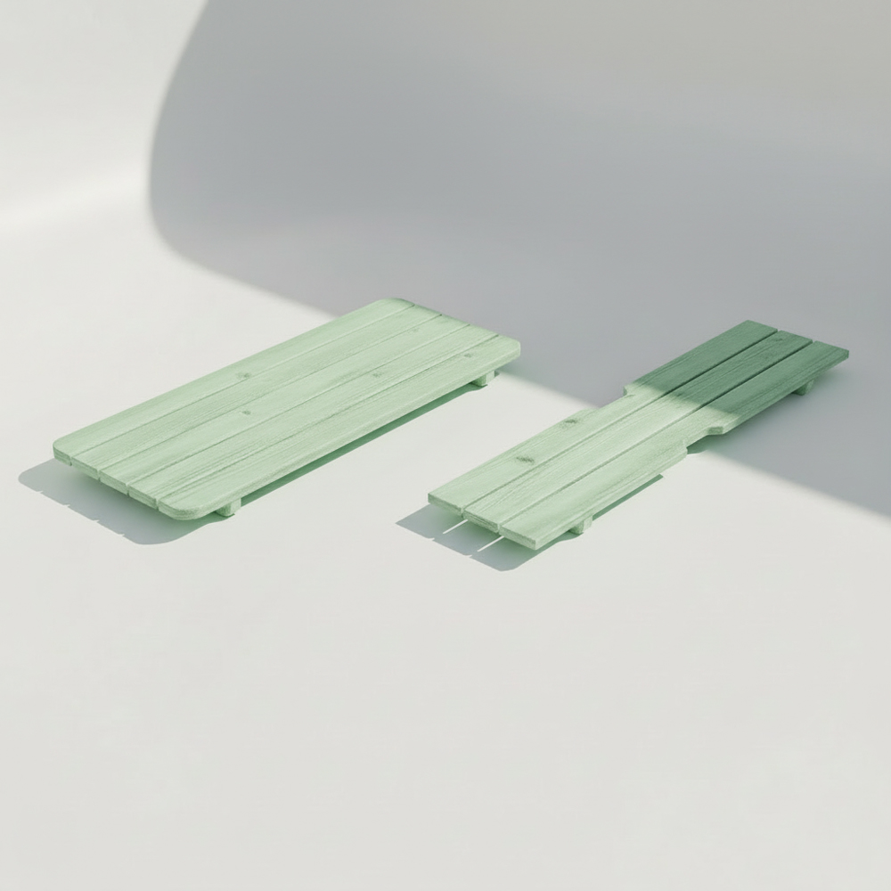AMATA Pastel Green Kids Wooden Garden Table with Interchangeable Top Image 5