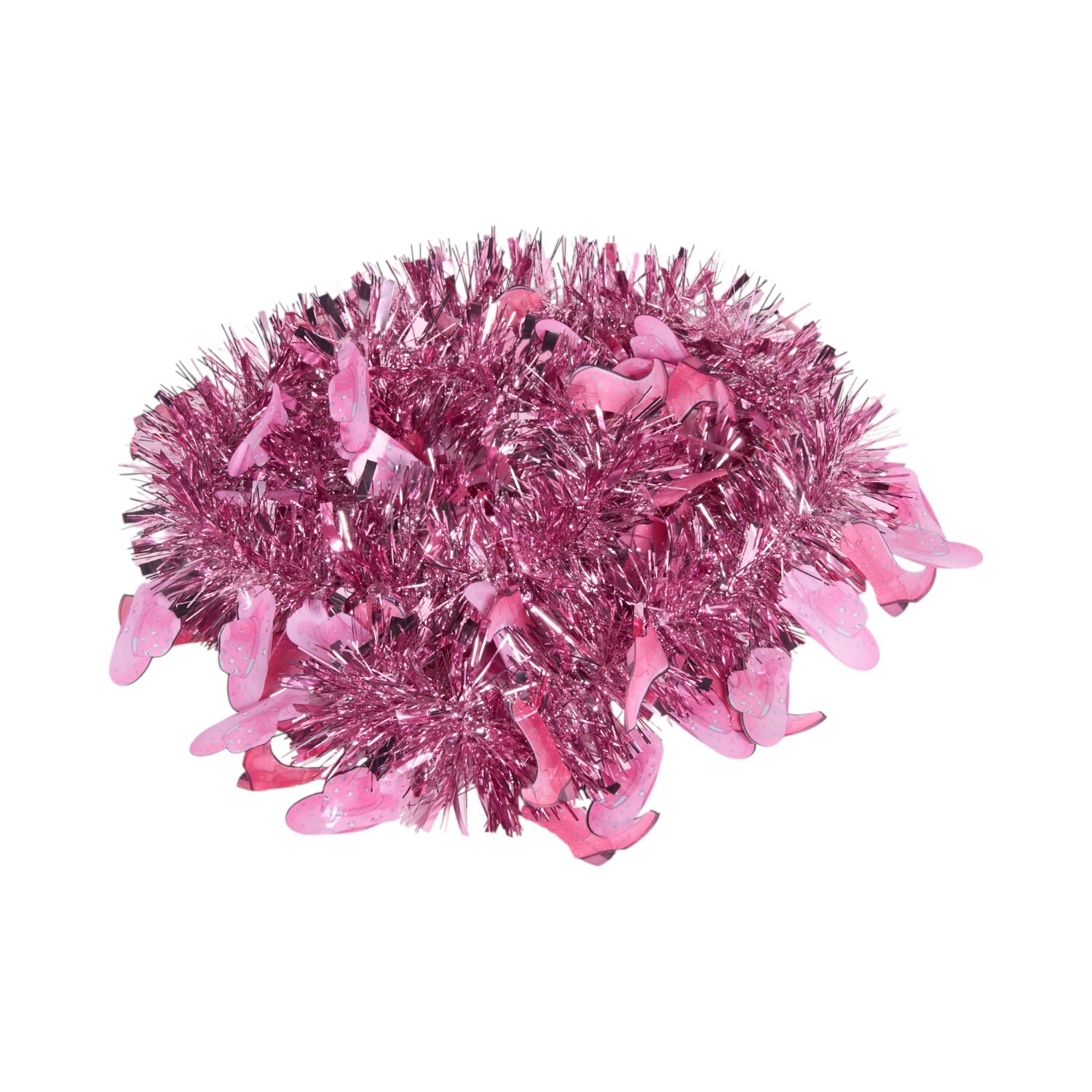 Cowgirl Tinsel Garland Pink Image 10
