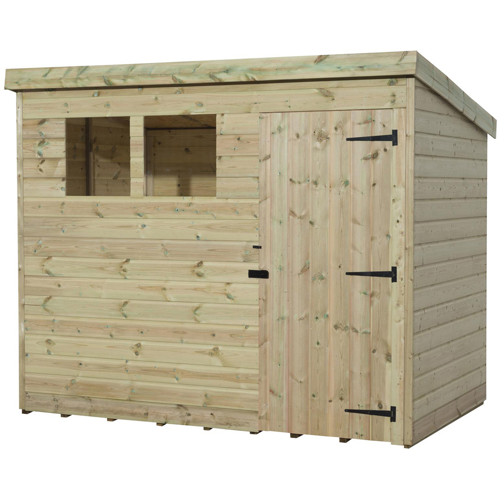 Empire Sheds 1500 8 x 6ft Tongue and Groove Pent Garden Shed Image 1