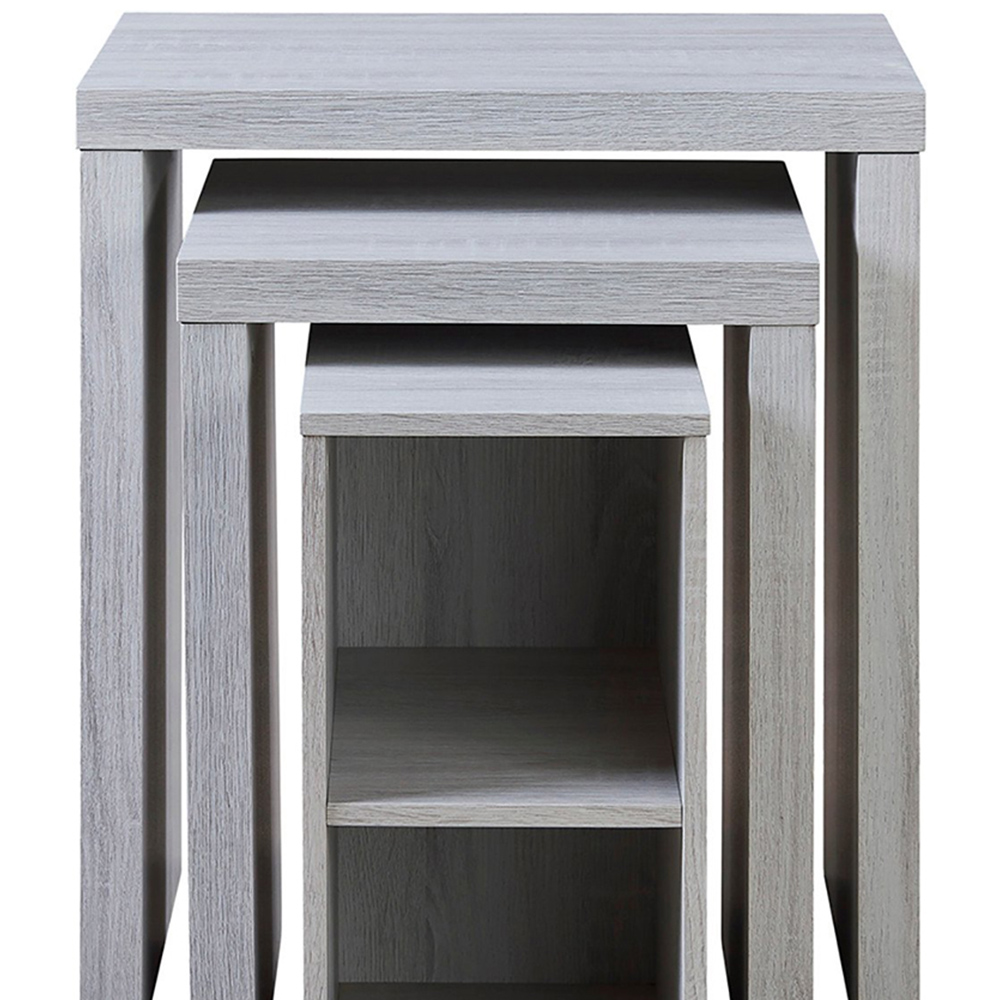 Hartley Nest of Tables - Light Grey Image 4
