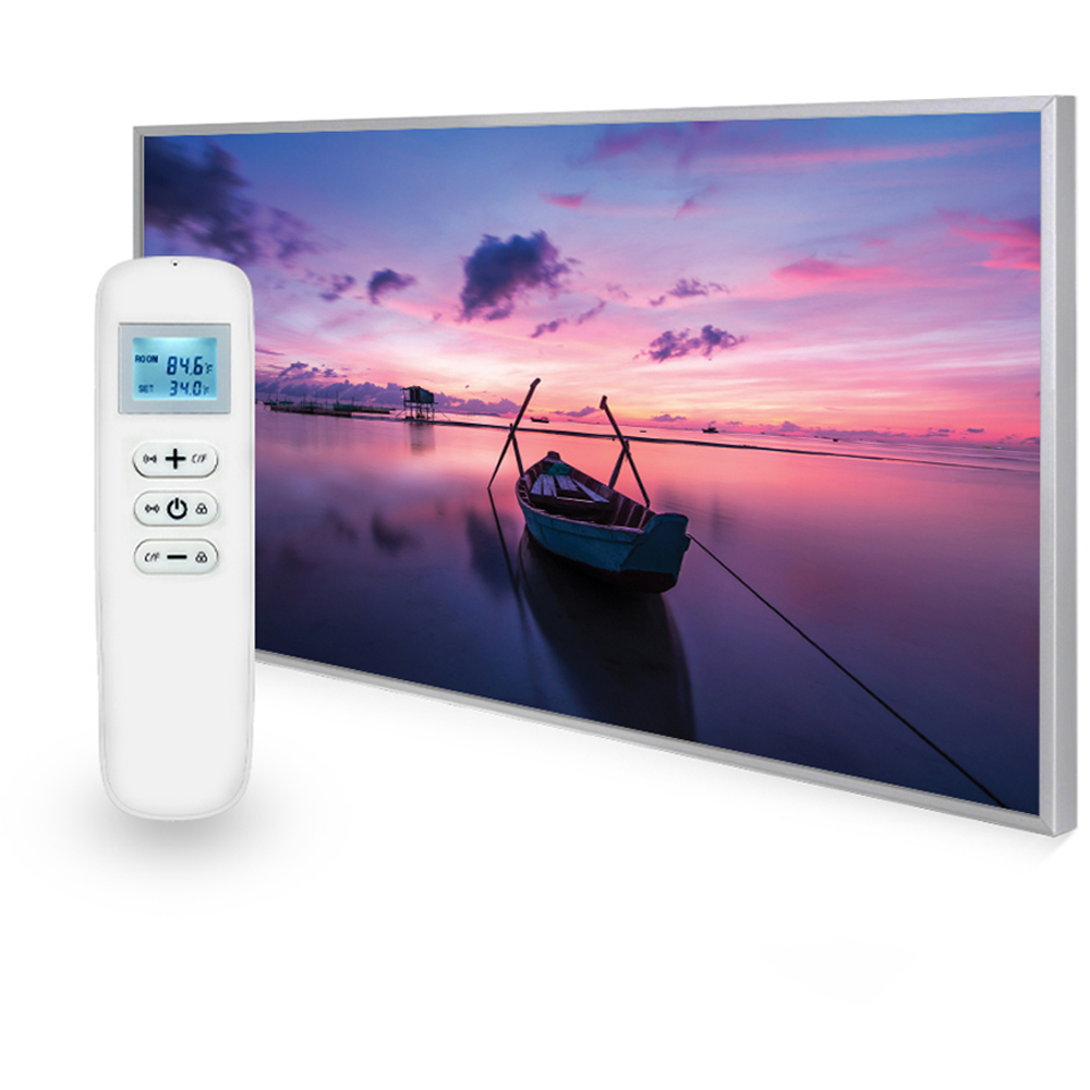 Mirrorstone Nexus Maldives Twilight Image Wi-Fi Infrared Heating Panel 580W 595 x 995mm Image 2