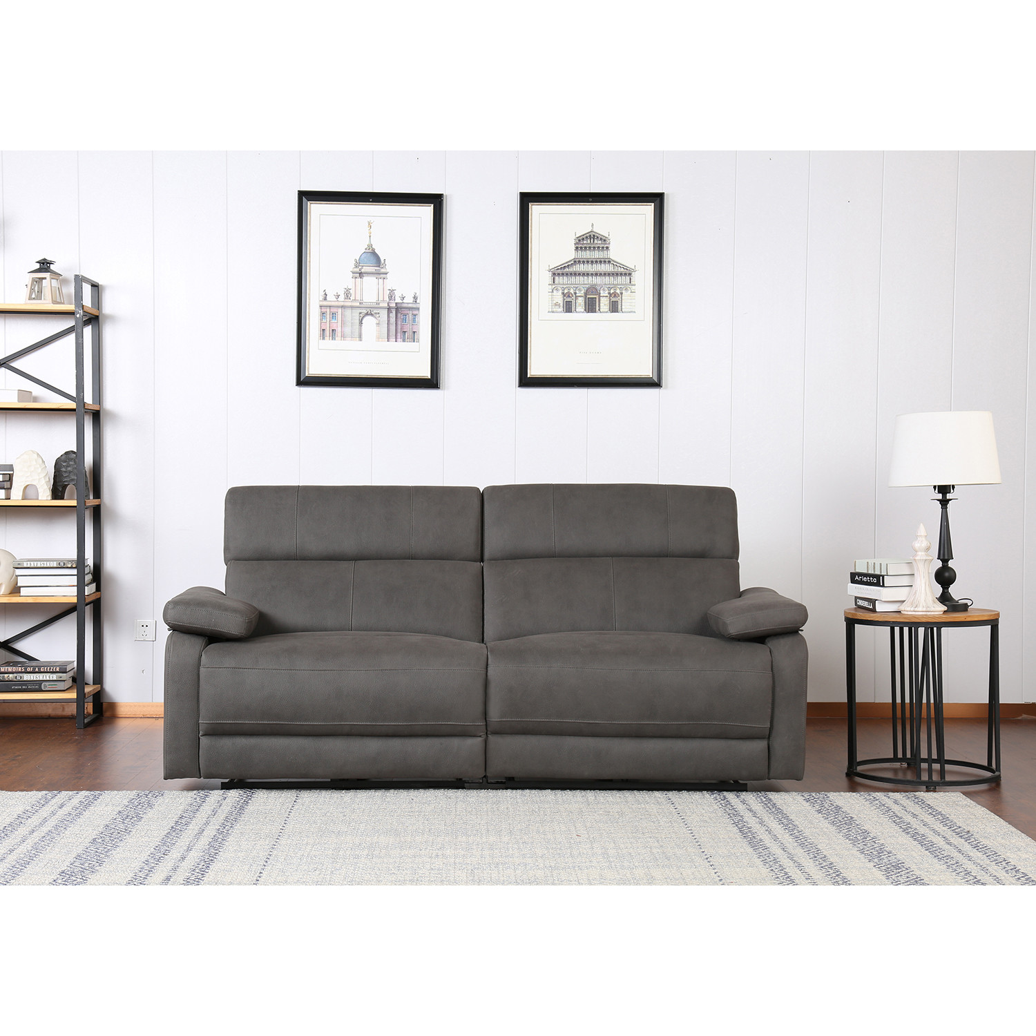 Trinity 3 Seater Electrical Sofa - Grey Image 5