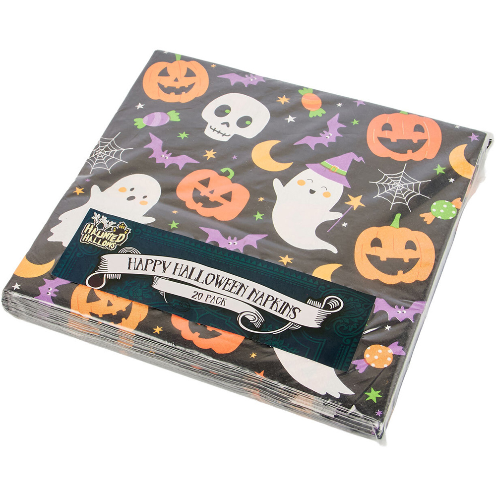 Pack of 20 Halloween Napkins Image 7