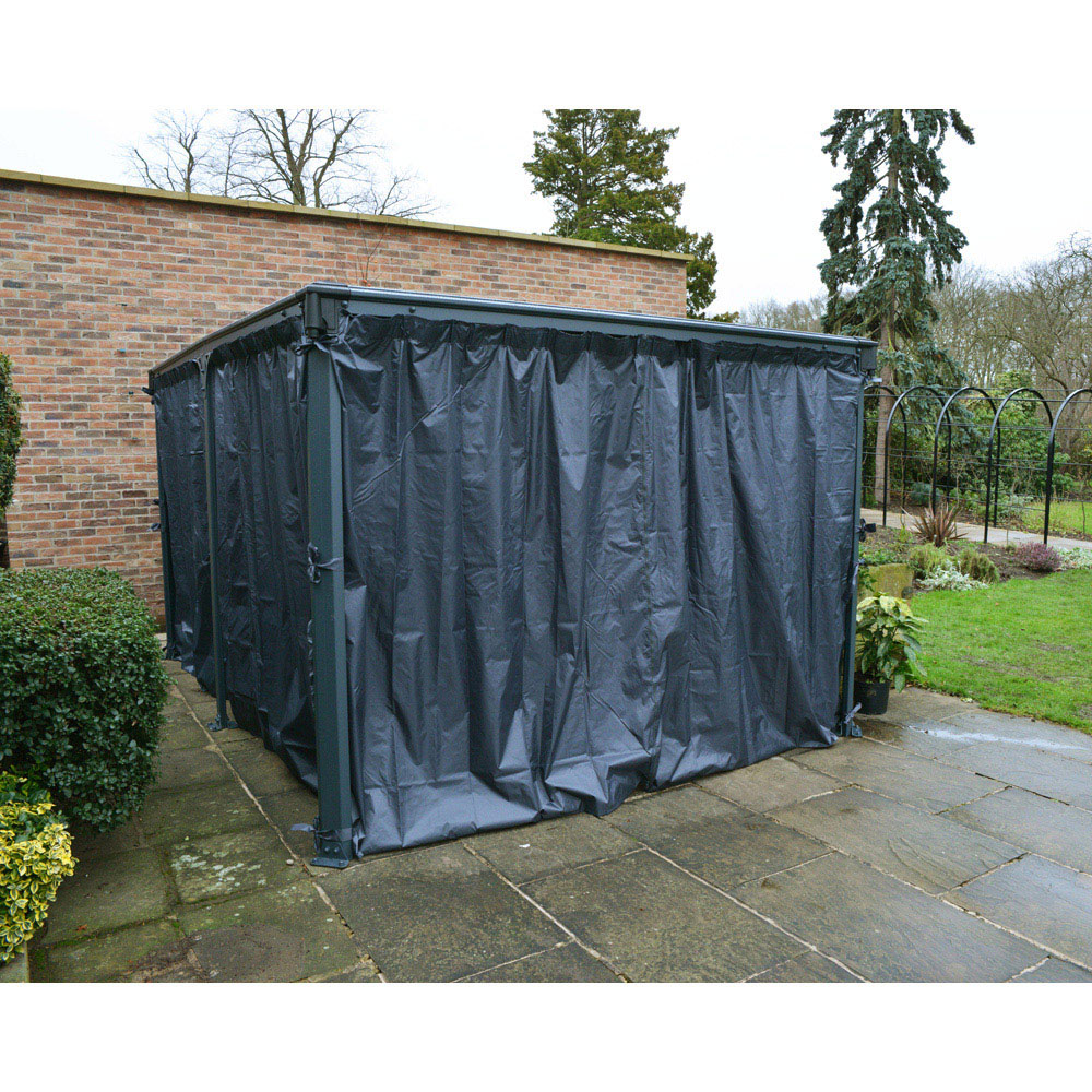 Palram Canopia 2.1 x 4.1m Rectangular Gazebo Curtain 4 Pack Image 4