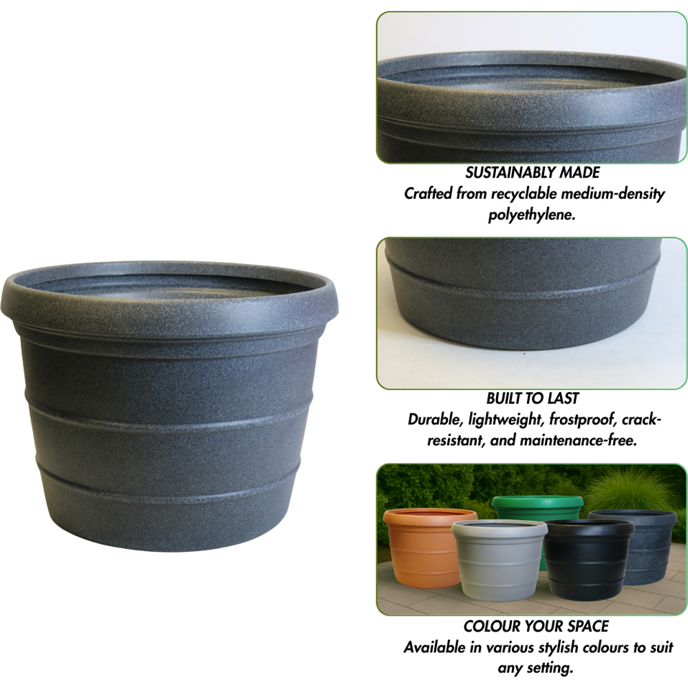 Trifibre Kesington Granite Planter 62 x 66cm Image 6