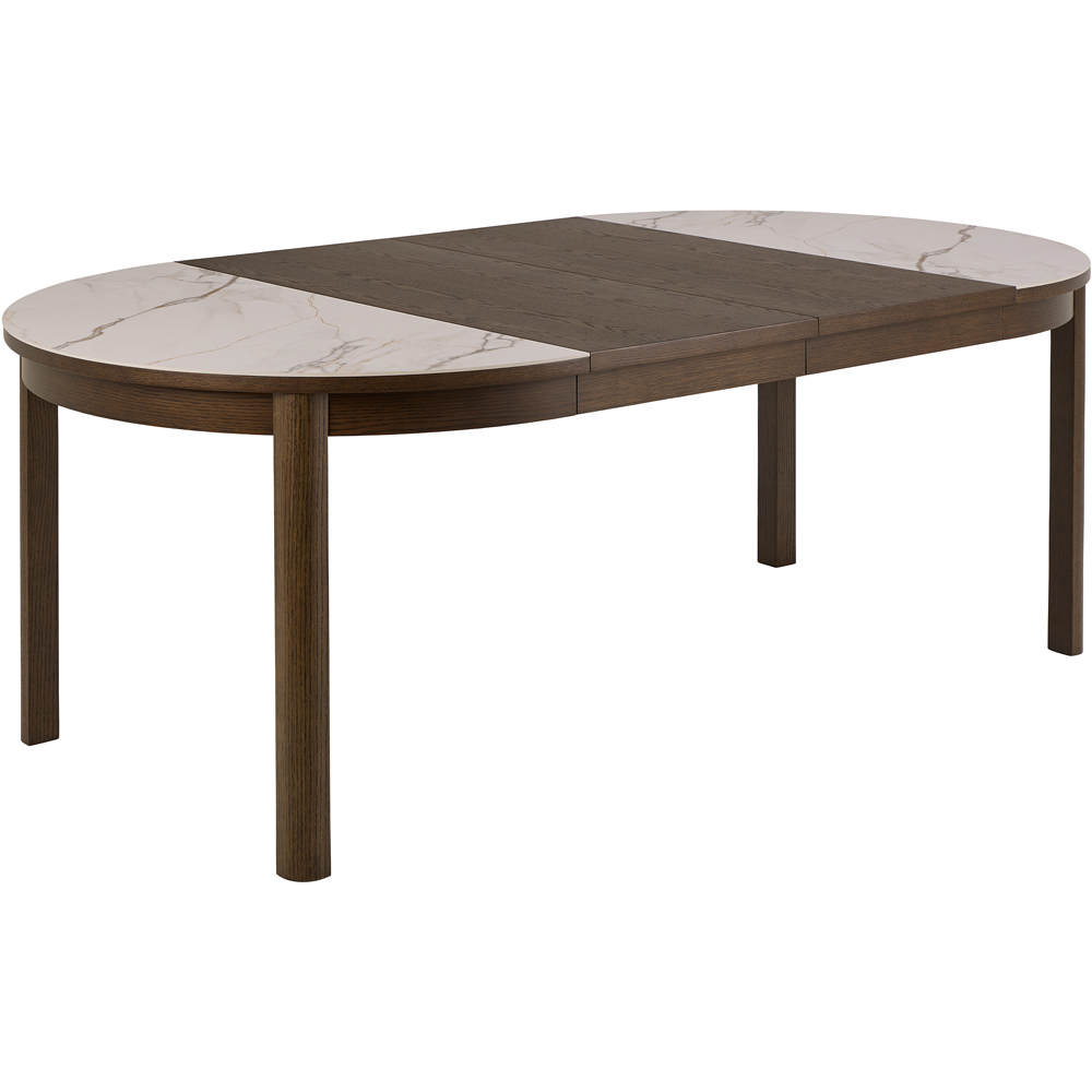 Florence Southampton Smoked Oak Veneer Extension Leaf Set of 2 Image 3