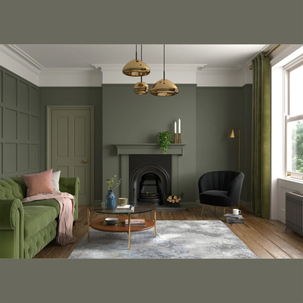 Dulux Heritage Walls and Ceilings DH Slate Velvet Matt Emulsion Paint 1L Image 4