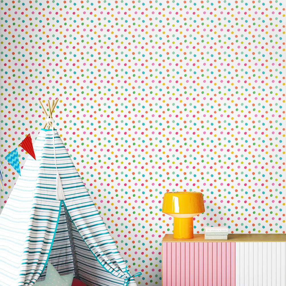 Hoopla Walls Peekaboo Dotty Juicy Fruit Wallpaper Image 2