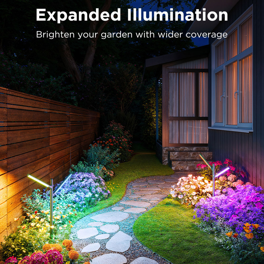 Govee RGBICWW LED Smart Garden Stake Light 2 Pack Image 9