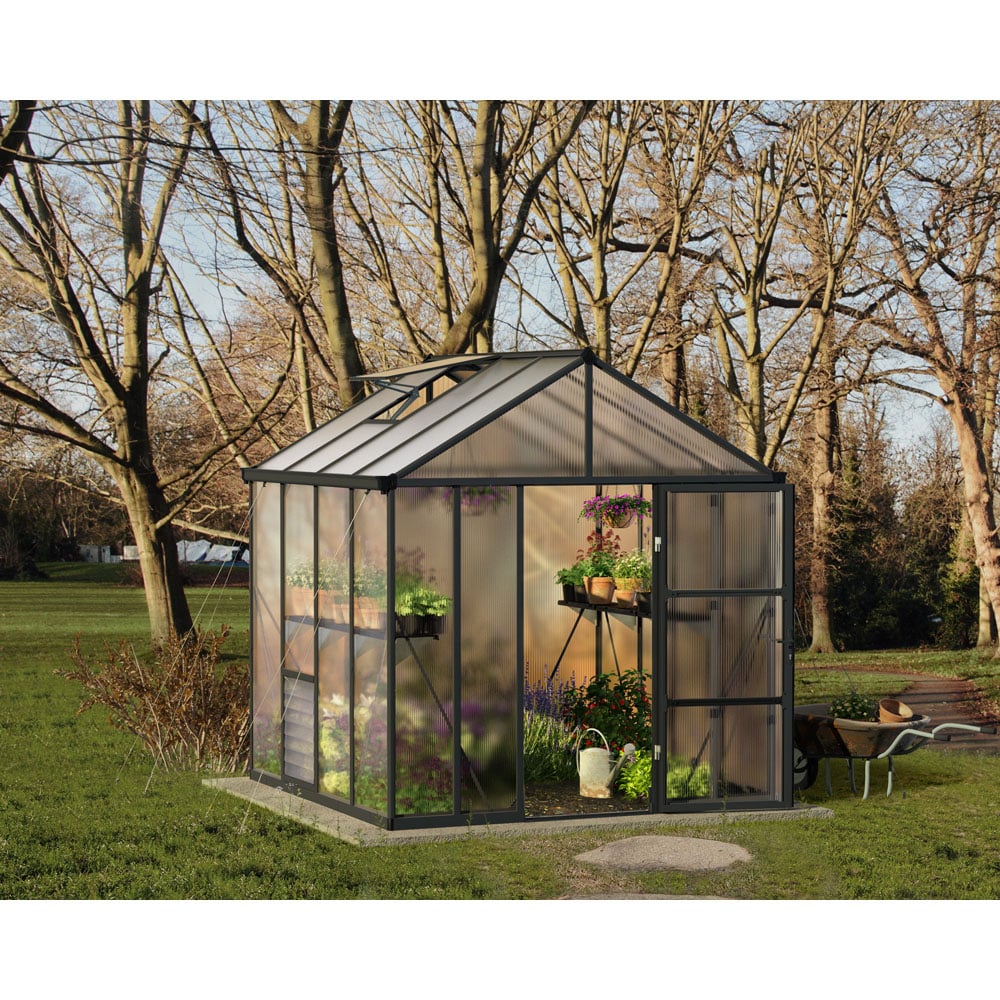 Palram Canopia Glory Grey 8 x 20ft Greenhouse Image 2