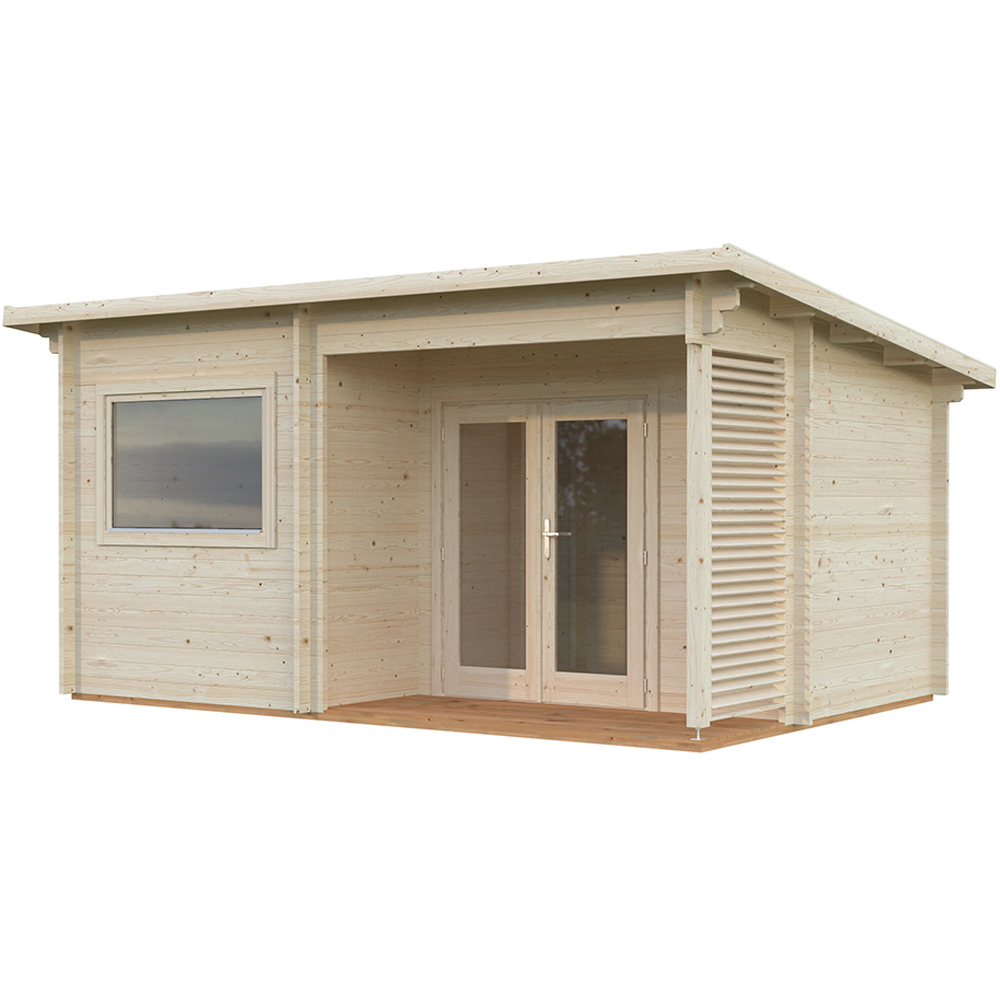 Palmako Sanna 15.7 x 10.4ft Pent Outdoor Sauna Image 3