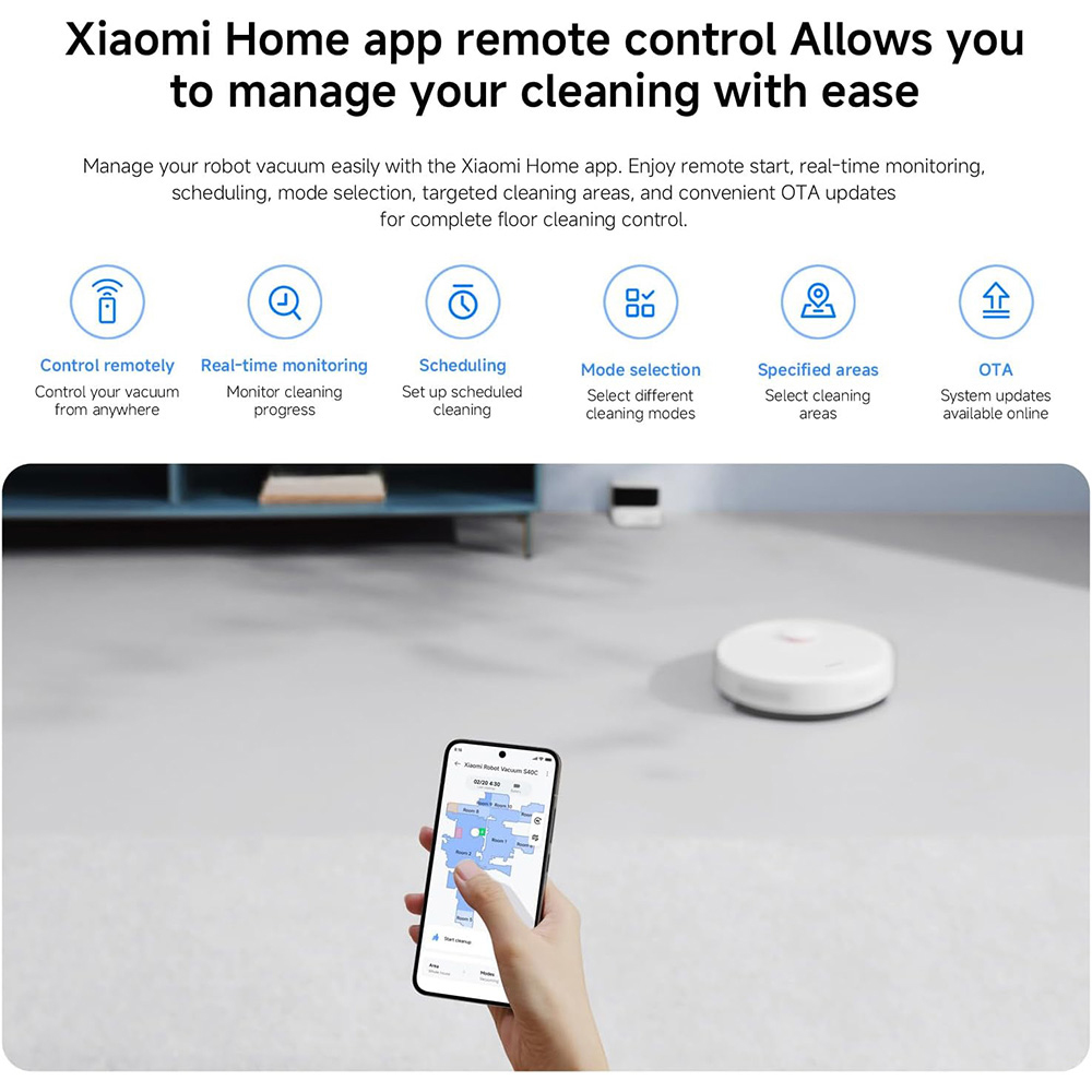 Xiaomi S40C E71031511 Robot Vacuum Cleaner Image 8
